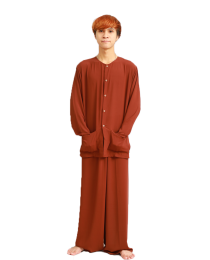 Áo bà ba nâu nam nguyên bộ