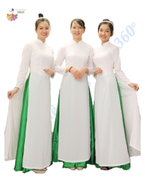 Áo dai trắng trơn quần xanh