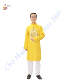 Áo dài vàng nam