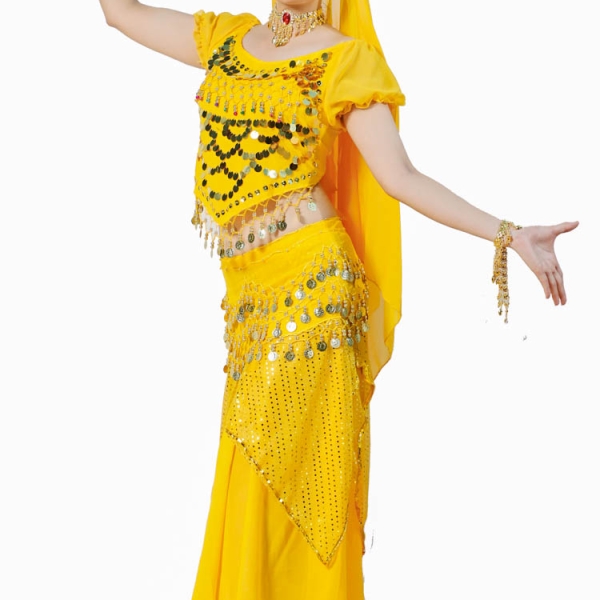 Ấn Độ nữ vàng + váy