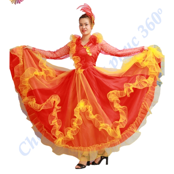 Flamenco nữ đỏ 2a