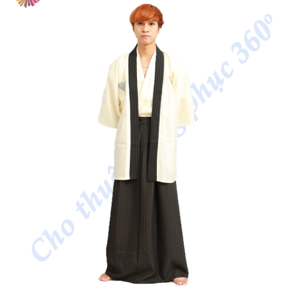 Kimono nam vàng 1