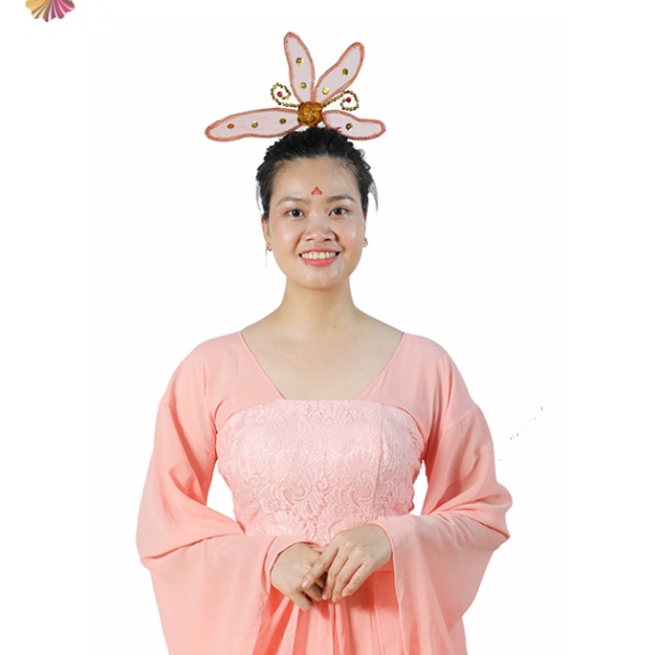 Đầm liền cao cấp hồng 